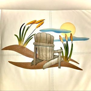 T.I. Design Beach Chair Scene Decor